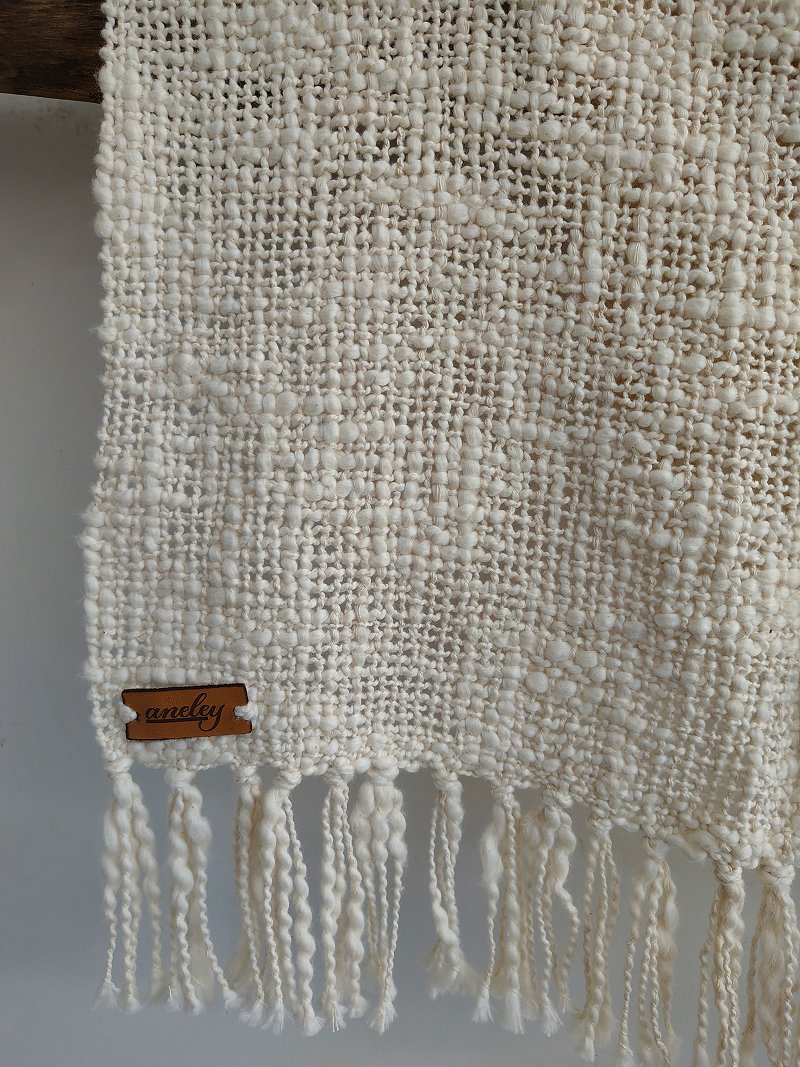 Pashminas de hilo de algodón Limay tejidas en telar artesanales